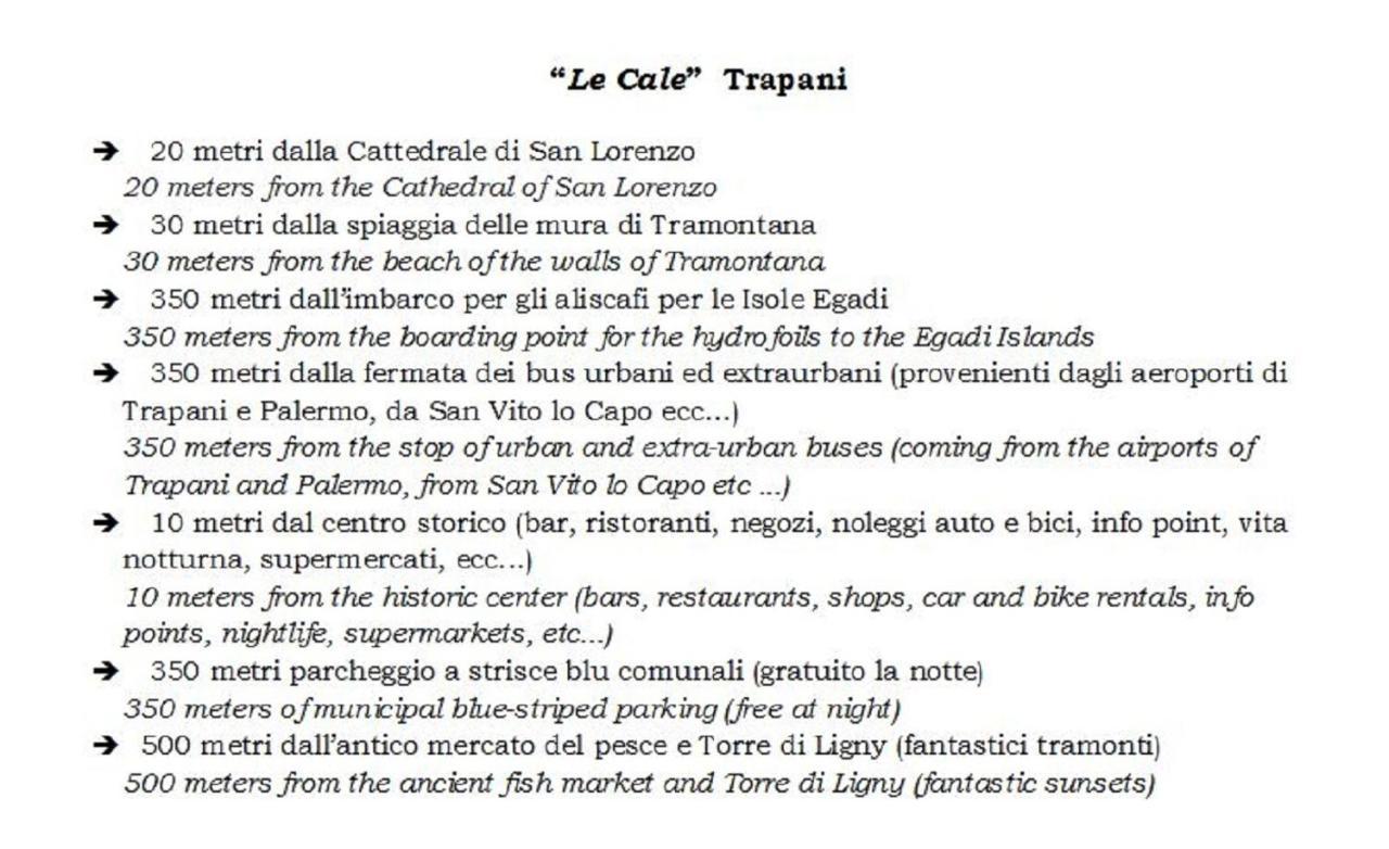Le Cale Bed and Breakfast Trapani Buitenkant foto